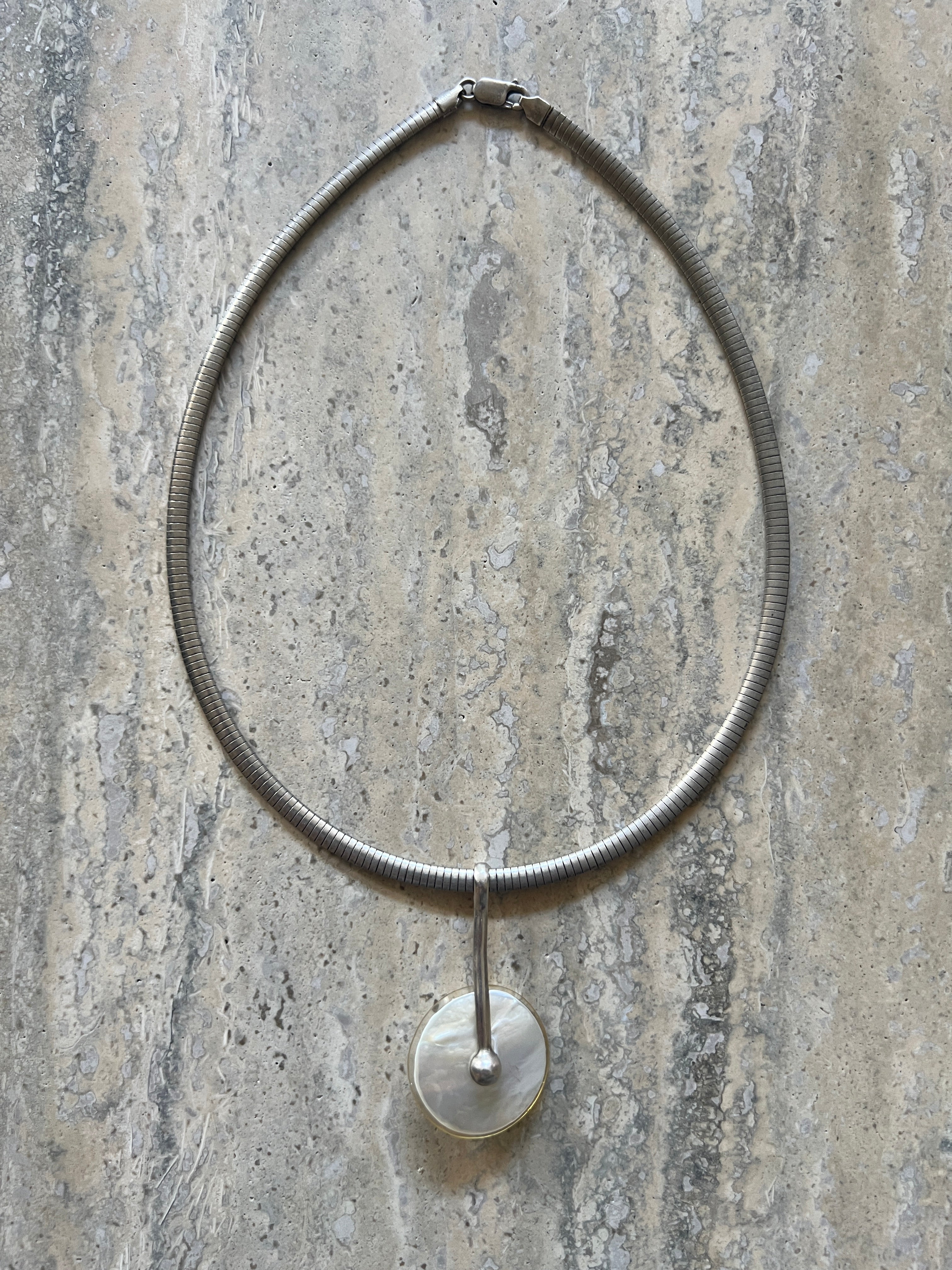 Sterling Silver Shell Necklace