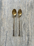 Pair of Mid Cent Equestrian Cocktail Spoons