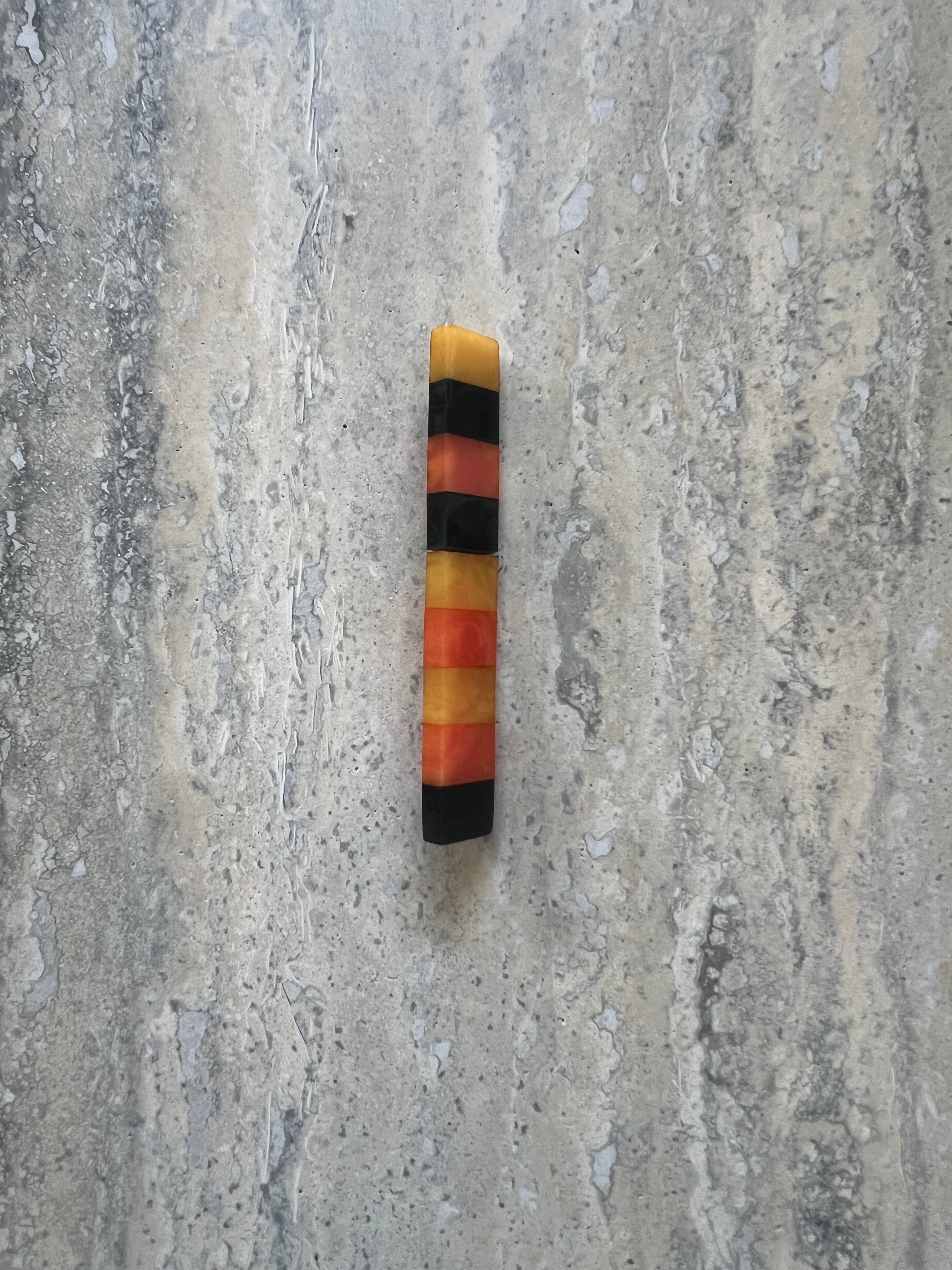 Laminated Bakelite Modernist Brooch