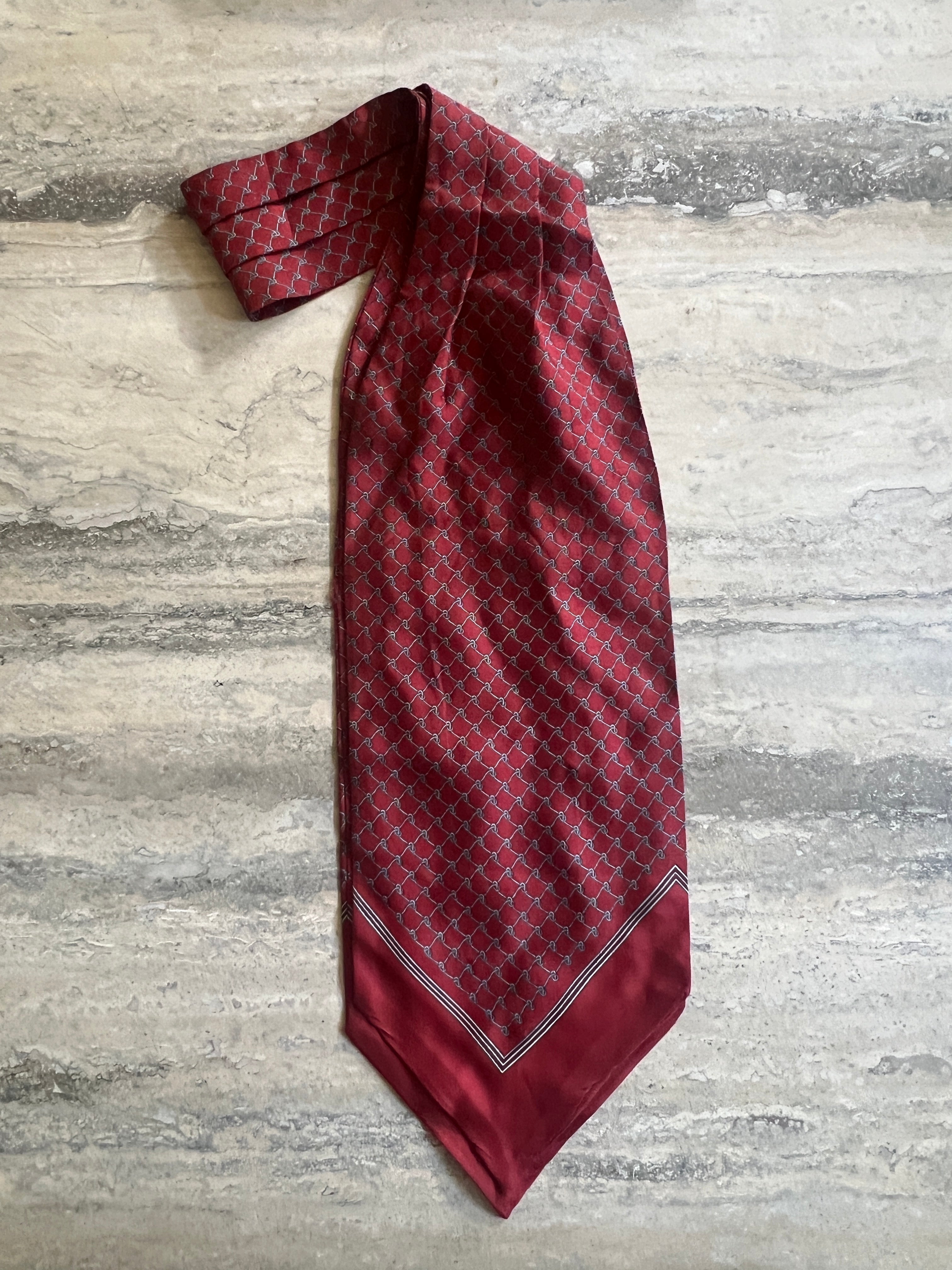 Carven Silk Neck Tie Scarf