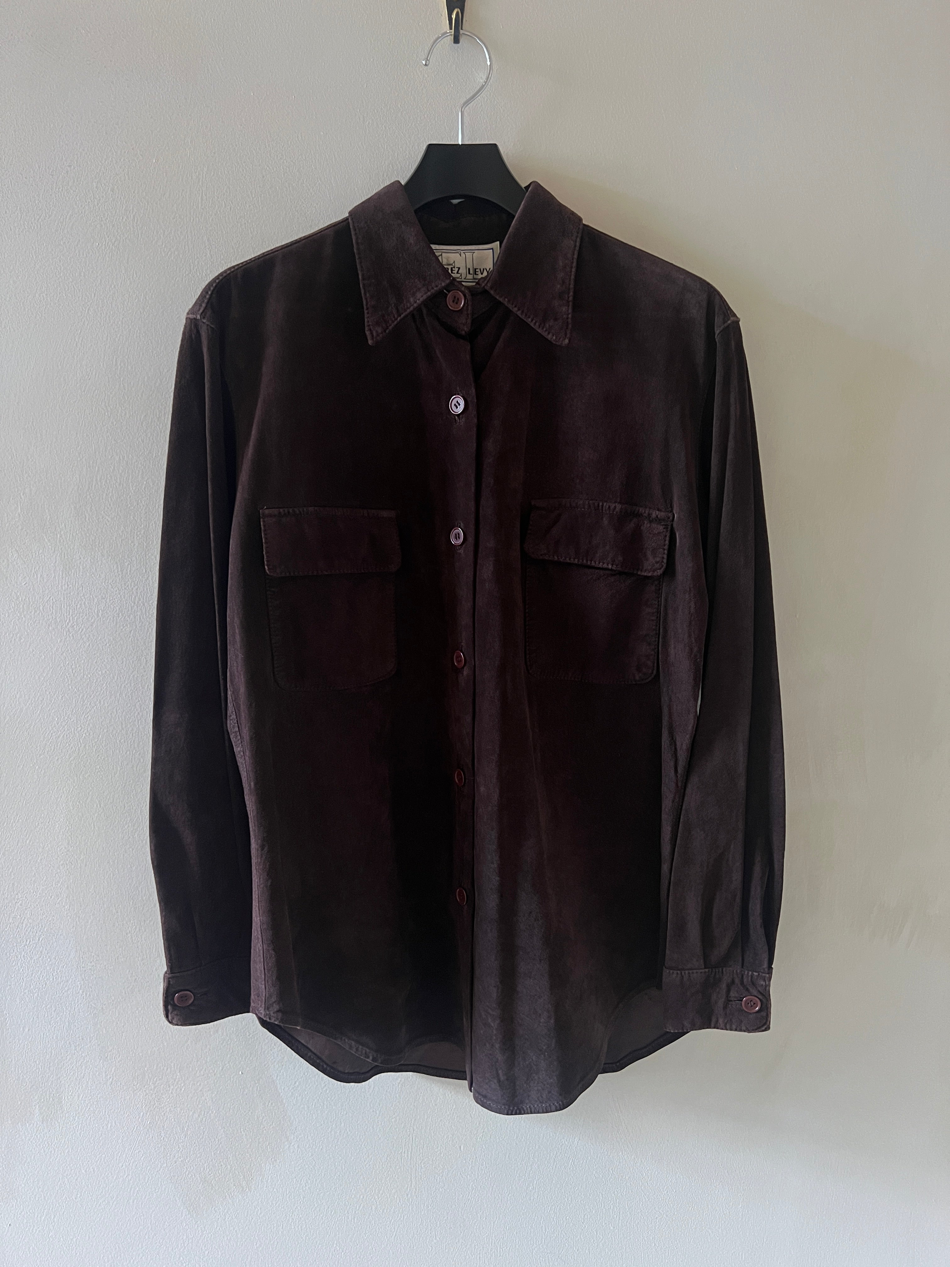 Vintage Brown Suede Jacket