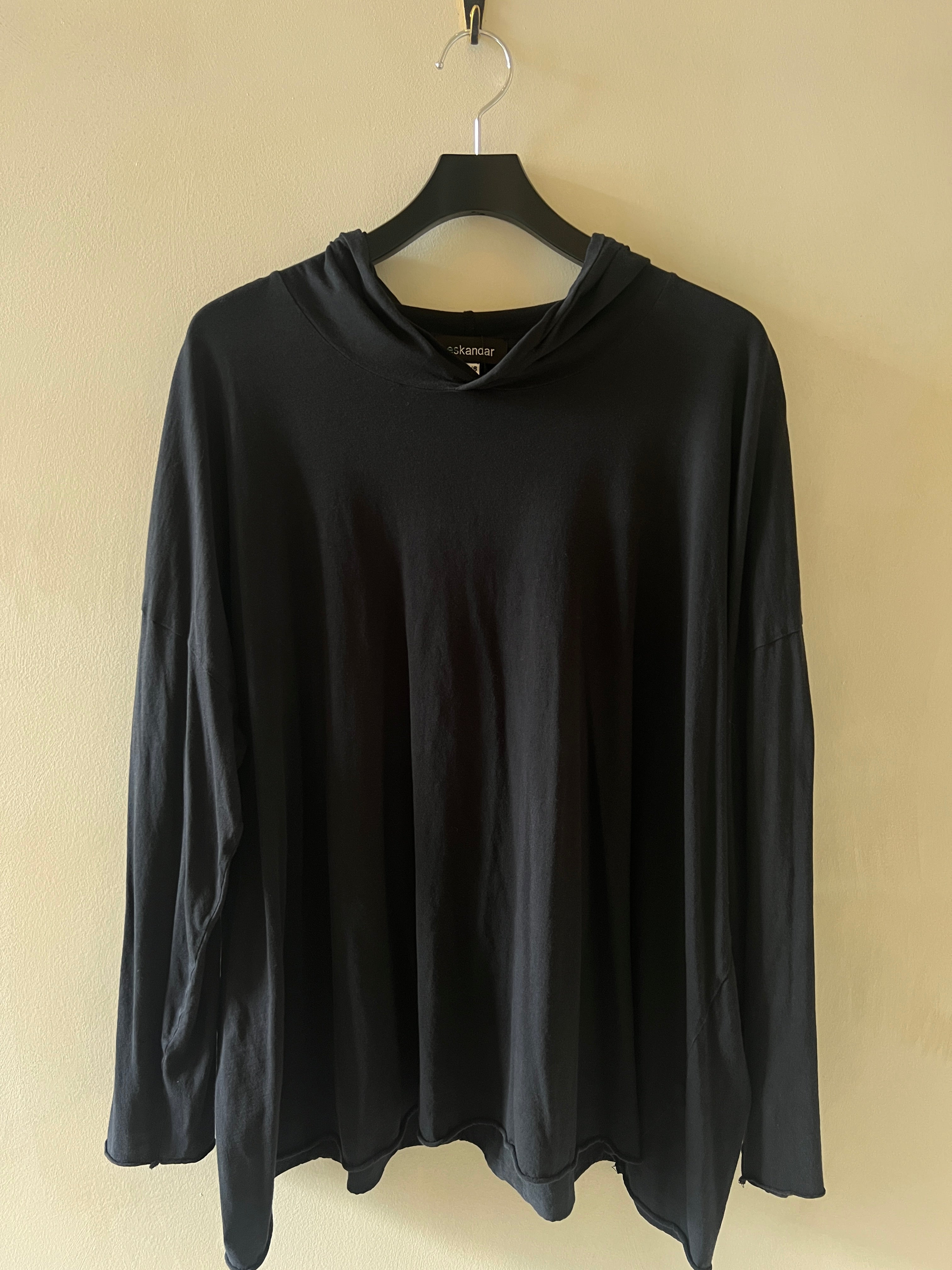 Lightweight Cotton Hooded Pullover