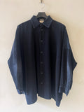 Eskandar Navy Corduroy Shirt