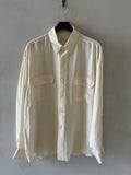 Vintage Ivory Silk Shirt
