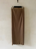 Issey Miyake Gold Pleated Skirt