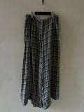 Linen Plaid Trousers