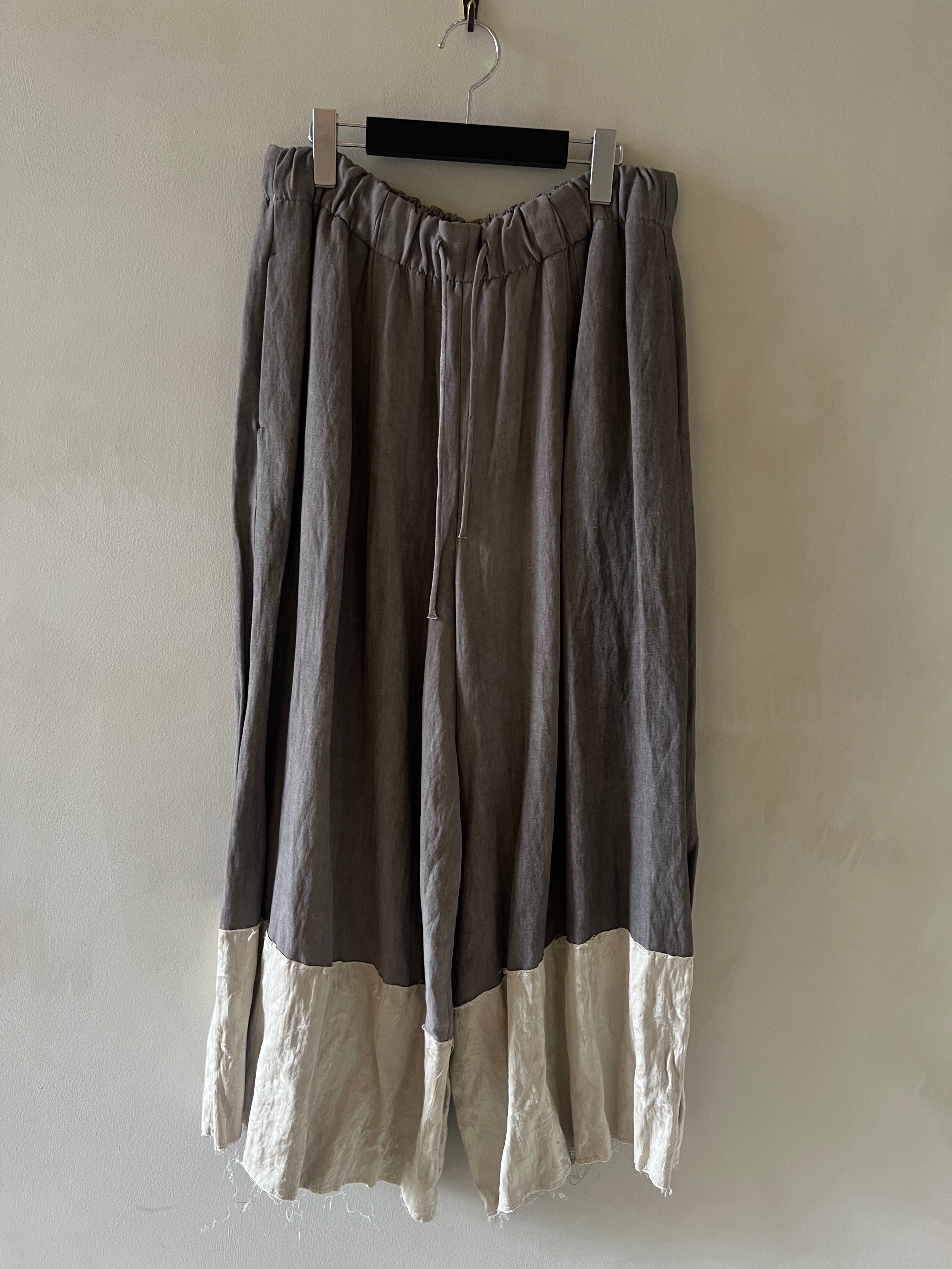 Linen Tapestry Cutoffs