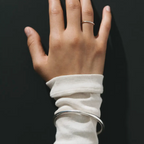 Maslo | Silver Bangle