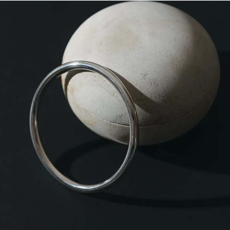 Maslo | Silver Bangle