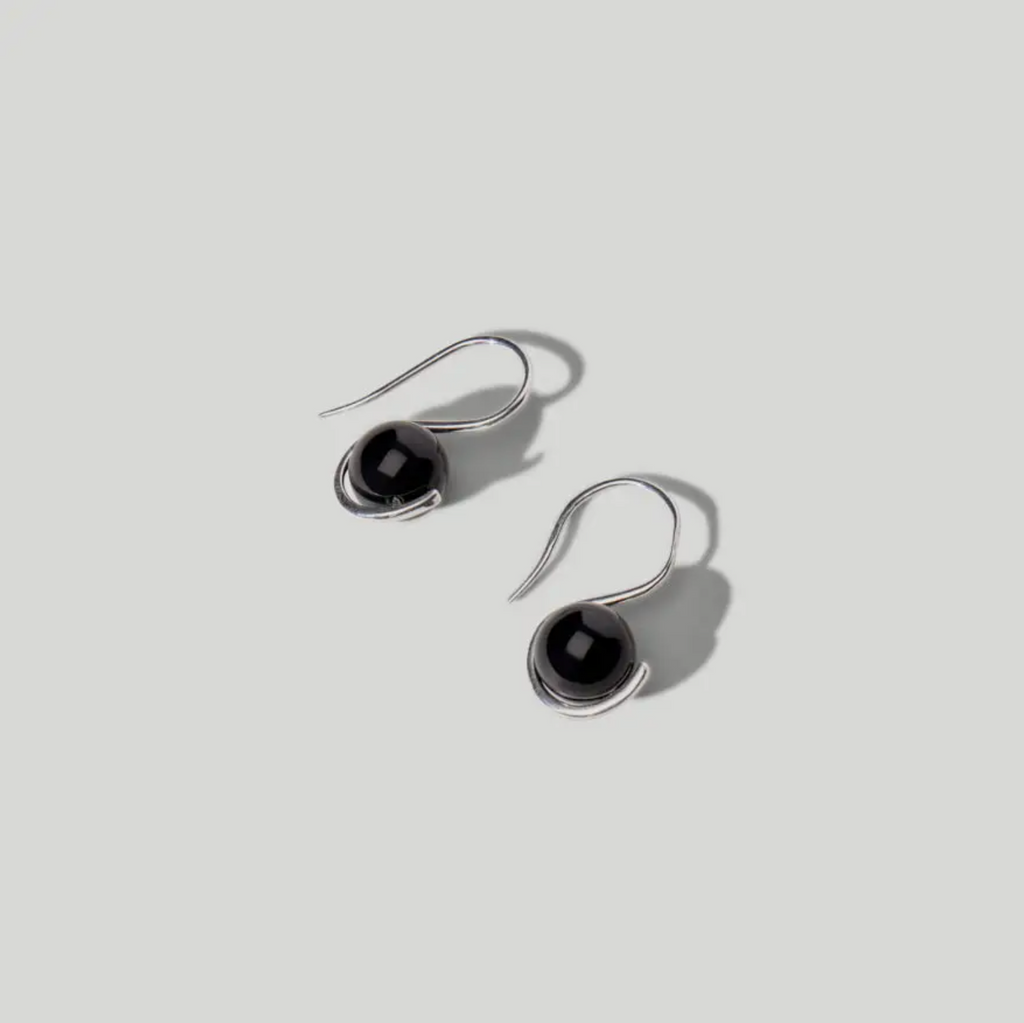 Maslo | Wrap Earrings Black Onyx