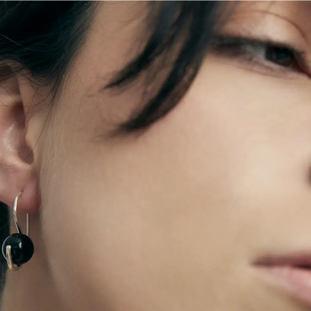 Maslo | Wrap Earrings Black Onyx