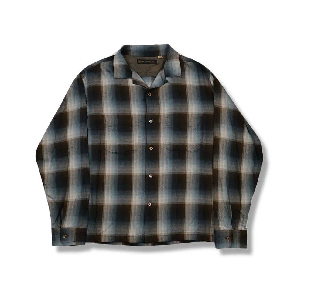 Fullcount | Check Open Collar Shirt