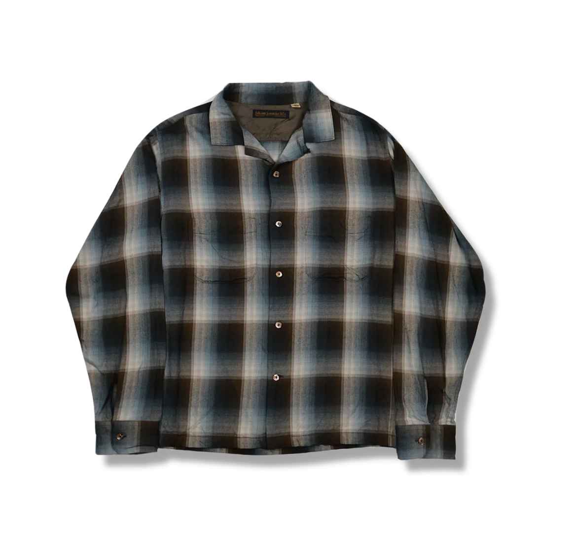 Fullcount | Check Open Collar Shirt