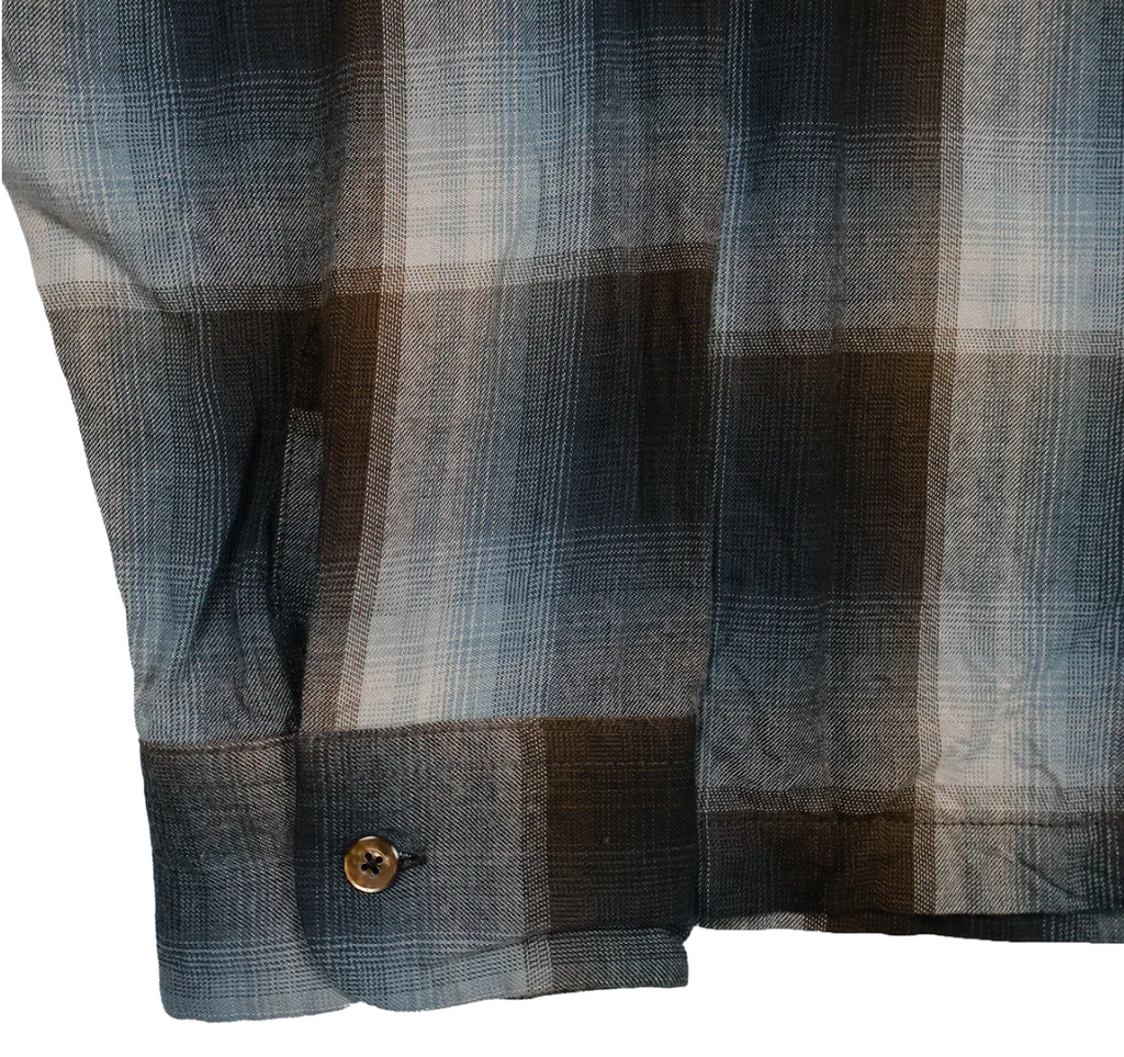 Fullcount | Check Open Collar Shirt
