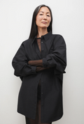 Silk Laundry | Cotton Silk Round Shirt