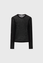 Silk Laundry | Mesh LS Top
