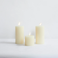 3" x 6" Unscented Pillar Candle