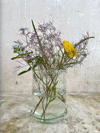 La Soufflerie | Vase Boudin Bas Transparent