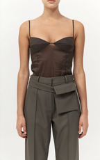 Transparent Silk Cami