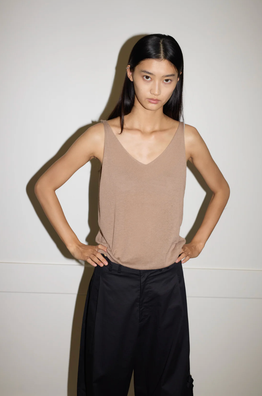 Rolled Knit Top