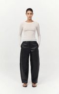 Balloon Leather Pant