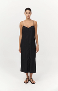 Silk Twill Slip Dress