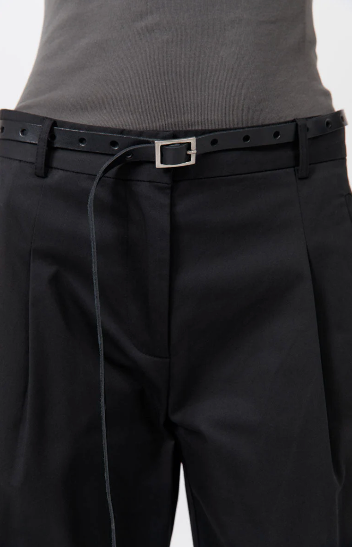 Perforated Slim Belt