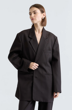 Oversized Double Button Blazer