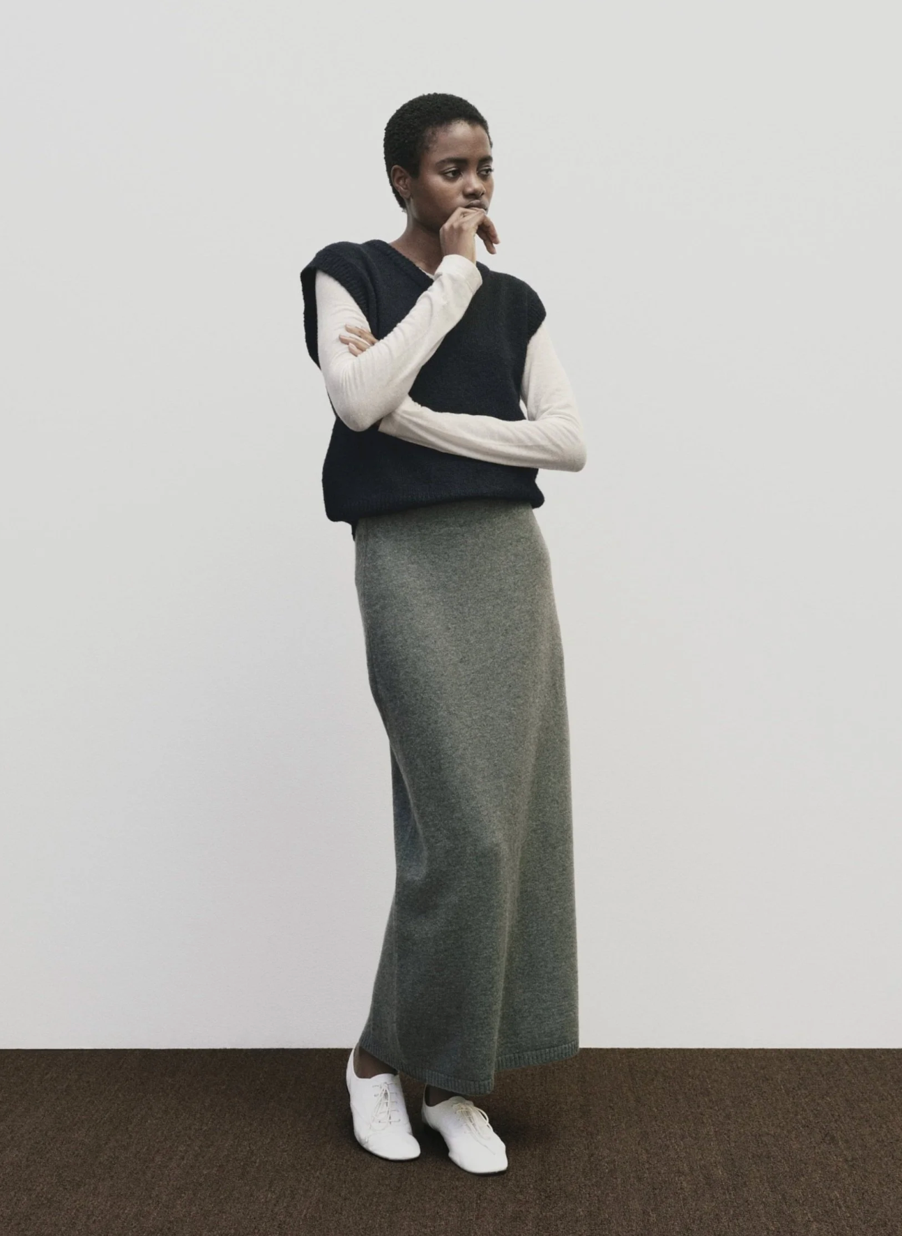 MP | Cashmere Knit Midi Skirt