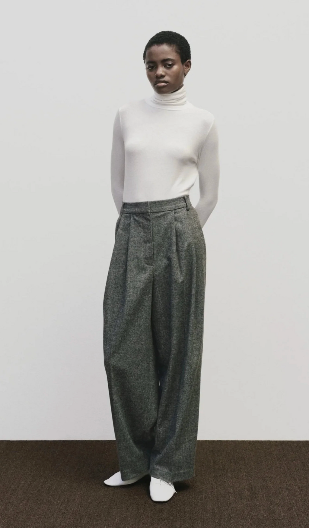 Roll Neck Jersey Top