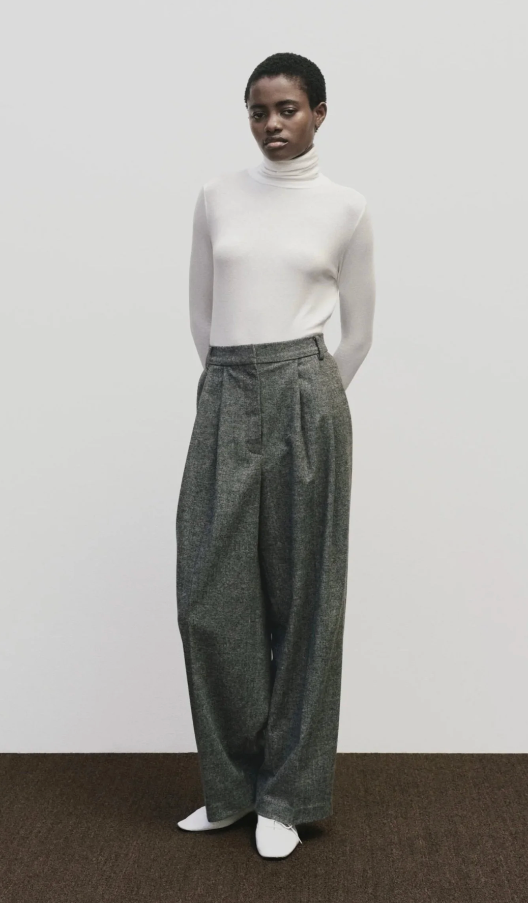 Roll Neck Jersey Top