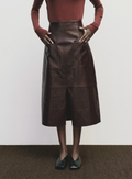 Faux Leather Skirt