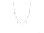 Pearl Drop Necklace 1.5mm / 16"-18" Adjust