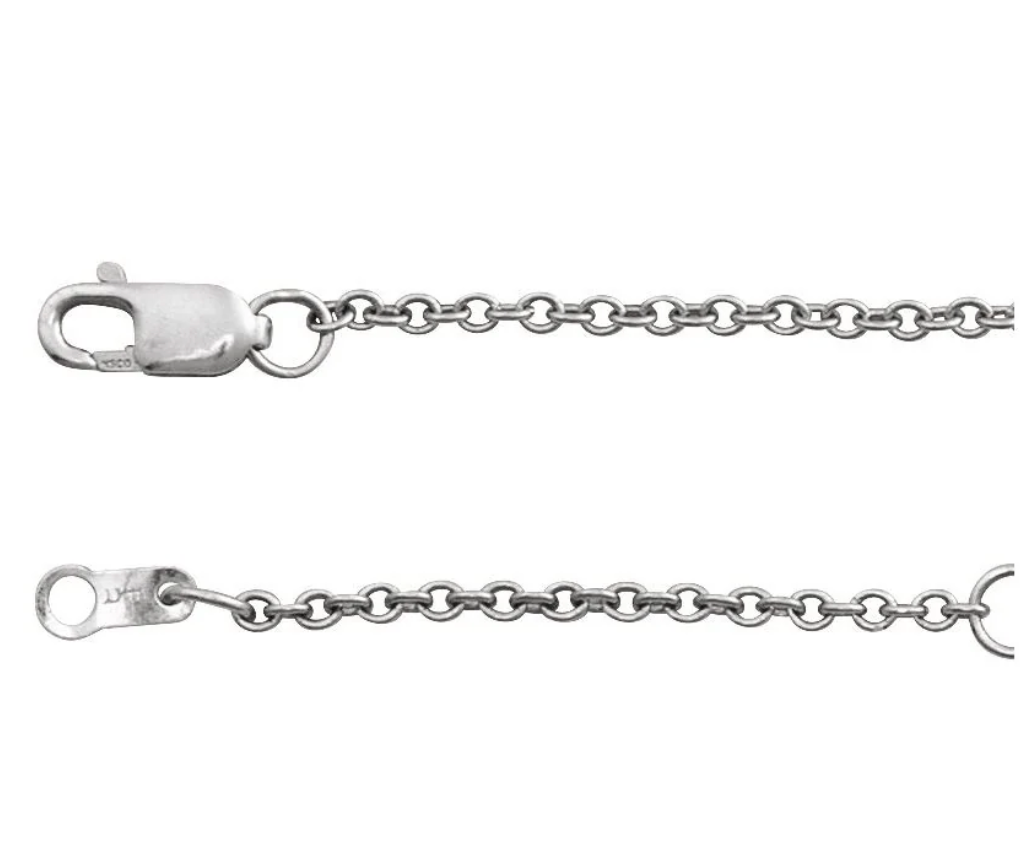 Cable Chain 1.5mm / 16"- 18" Adjust