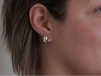 Hinge Hoop Thick Bois Earrings