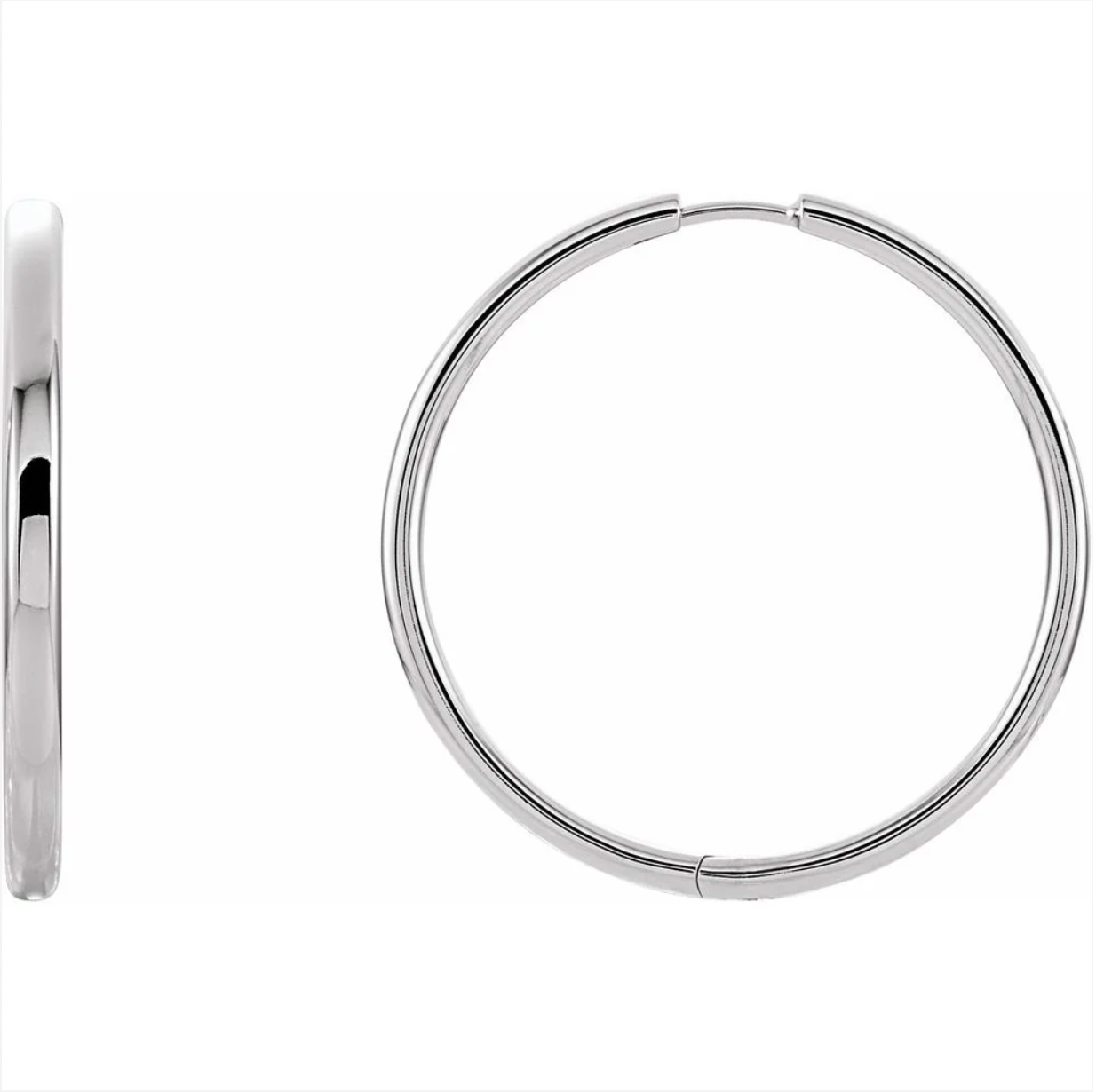 Hinge Hoop 90's Earrings