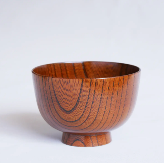 Wooden Soup Bowl