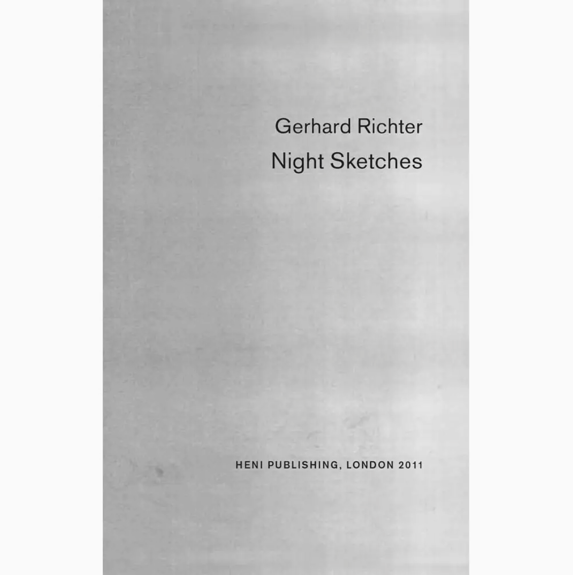 Gerhard Richter : Night Sketches