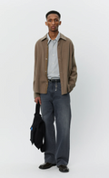 Gambler Shirt - Taupe Fuzz