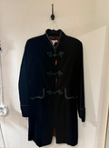 Velvet Mandarin Collar Jacket