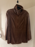Leather Toggle Jacket