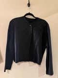 Raw Edge Cropped Sweater