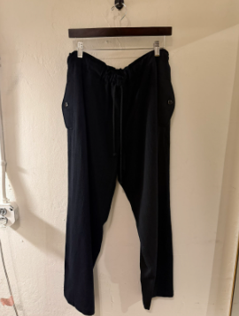 Drawstring Wool Trousers