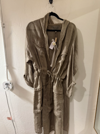 Translucent Linen Duster