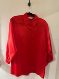 Red Silk Btn Down