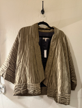 60's Gold Pleated Kimono Shawl