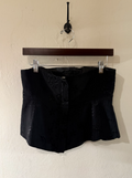 Jacquard Zip Waist Corset Belt