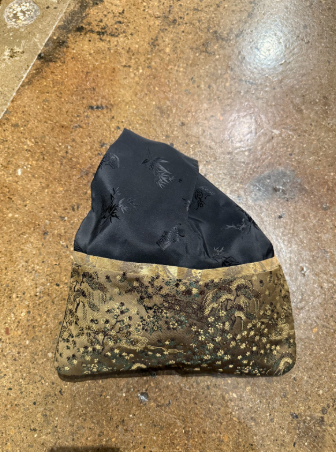 Silk Obi Jacquard Purse