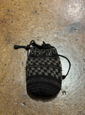 Silver Beaded Crochet Pouch