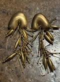 Roz Balkin Sterling Silver Gilded Tassle Earrings